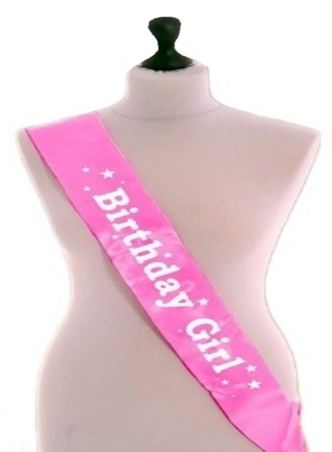 Fun Affairs Elegant Birthday Girl Satin Sash Pink White 13th, 16th,18th, 21st Favors Decoration Sash for Girls Birthday Party, 1pc - Image 3